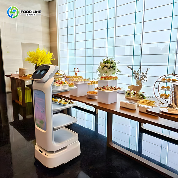 restaurant robot,robot delivery food in restaurant,food delivery robot restaurant